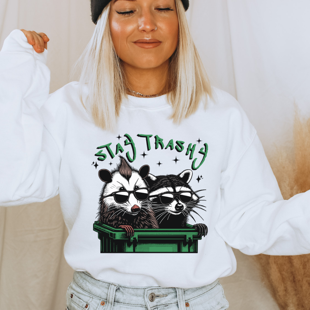 Stay Trashy Crewneck Sweater