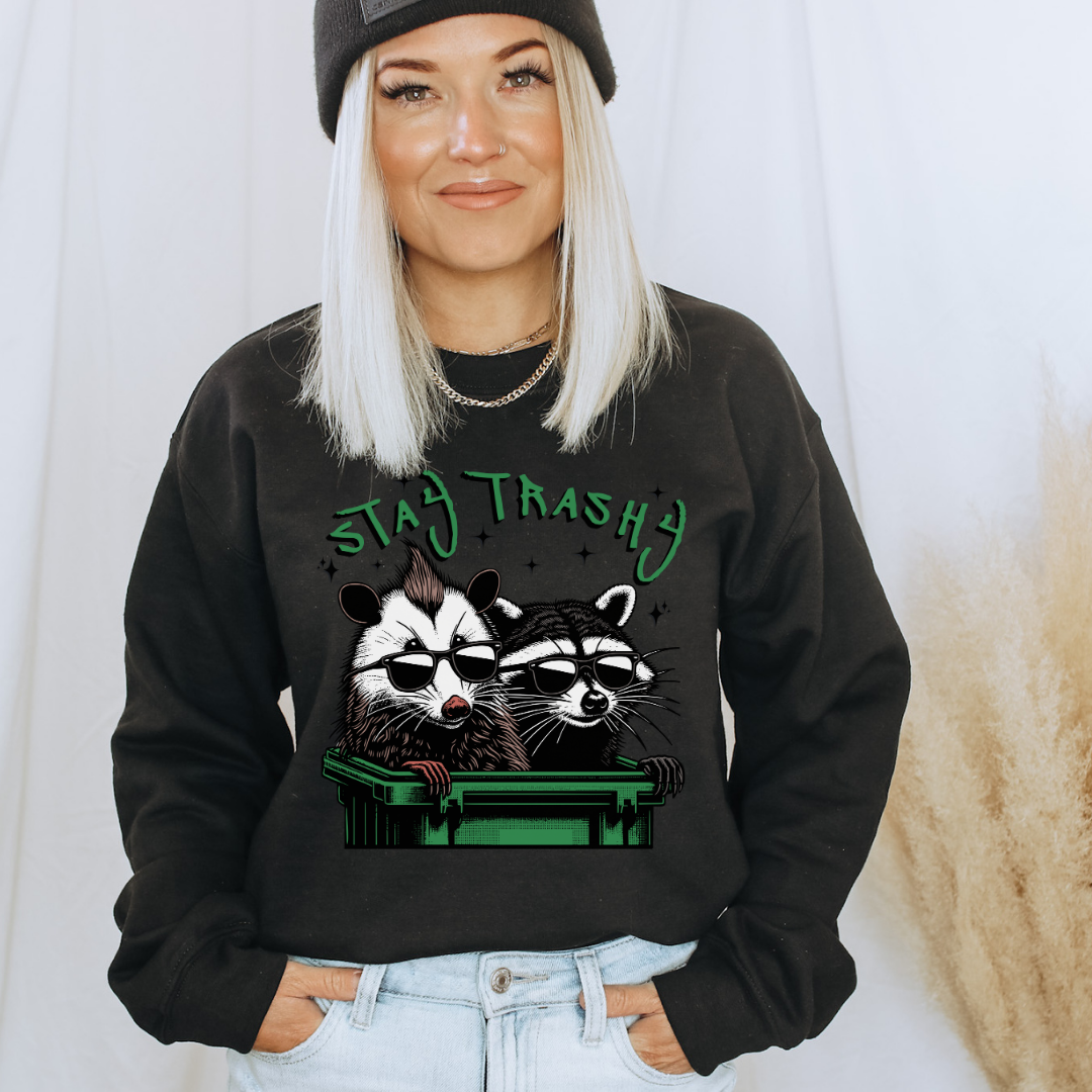 Stay Trashy Crewneck Sweater