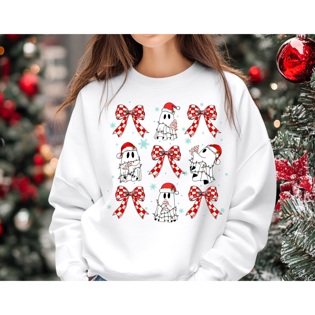 Creepmas Ghosts N' Bows  Sweater