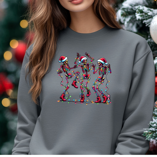 Dancing Xmas Skeletons Sweater