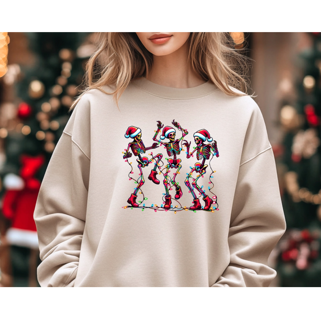 Dancing Xmas Skeletons Sweater