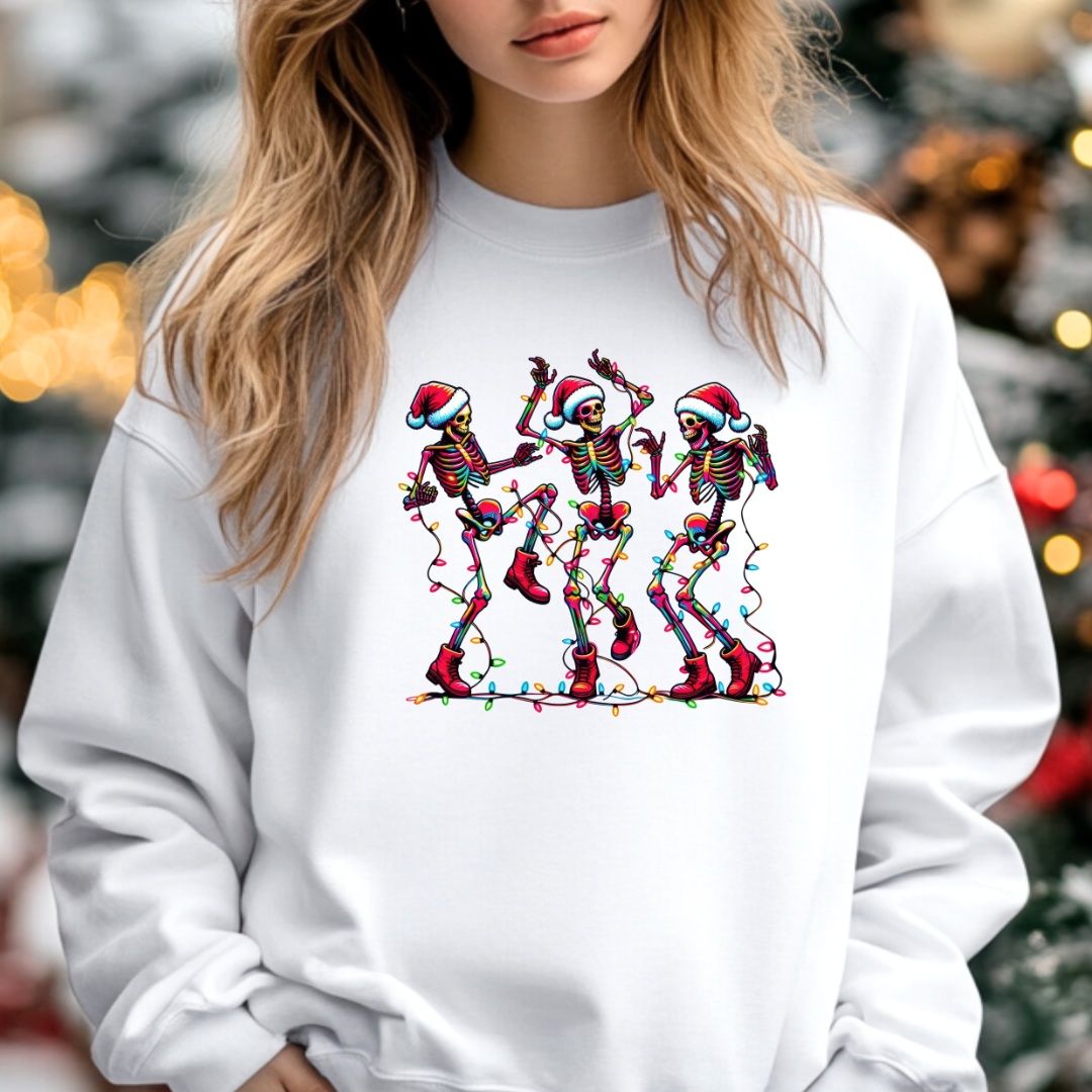 Dancing Xmas Skeletons Sweater